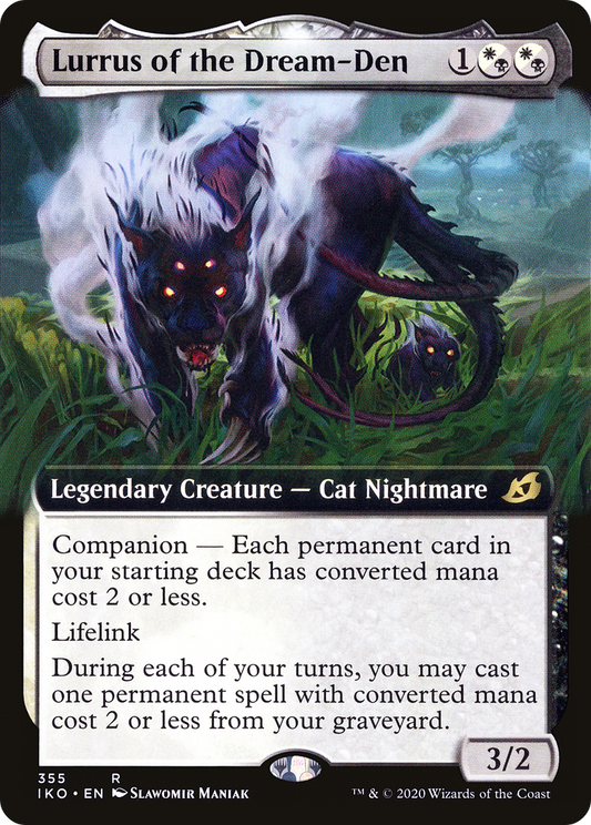 Lurrus of the Dream-Den (IKO-355) - Ikoria: Lair of Behemoths: (companion, Extended Art) Foil