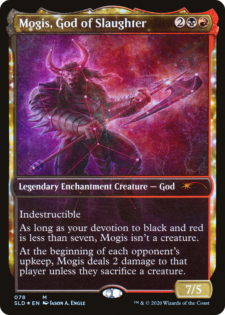 MOgIs, gOD of sLaUGHter (9994) (Rainbow Foil) (SLD-078) - Secret Lair Drop: (Showcase) Foil