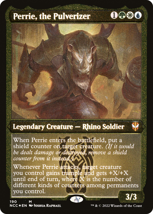 Perrie, the Pulverizer (NCC-190) - New Capenna Commander Etched Foil