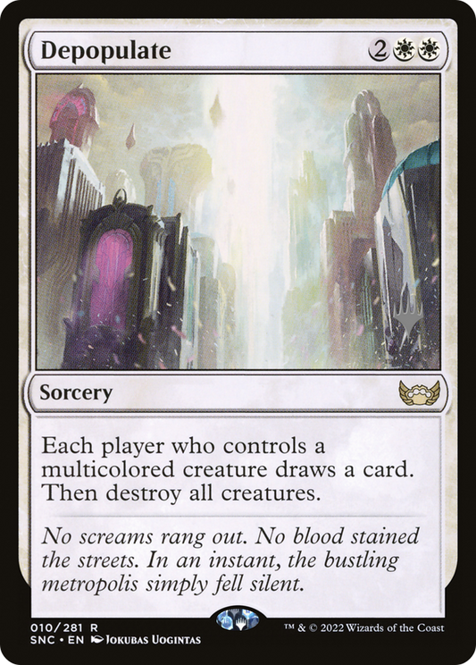 Depopulate (PSNC-10P) - Streets of New Capenna Promos Foil