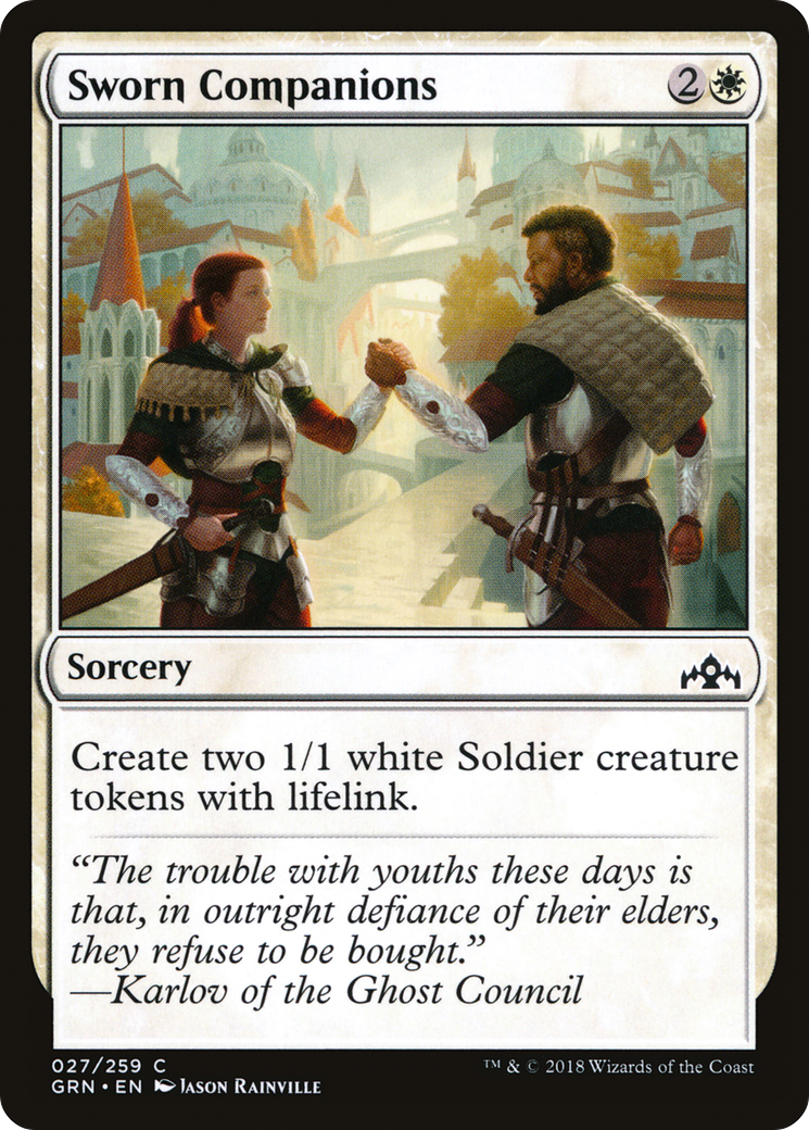 Sworn Companions (GRN-027) - Guilds of Ravnica