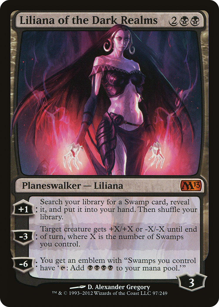 Liliana of the Dark Realms (M13-097) - Magic 2013