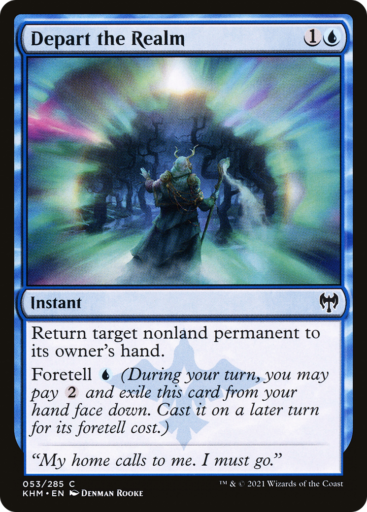 Depart the Realm  (KHM-053) - Kaldheim Foil