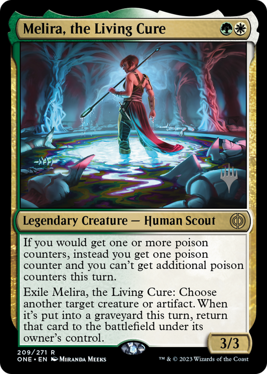 Melira, the Living Cure (PONE-209P) - Phyrexia: All Will Be One Promos Foil