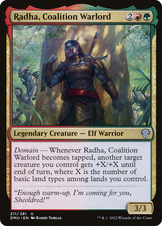 Radha, Coalition Warlord (DMU-211) - Dominaria United Foil