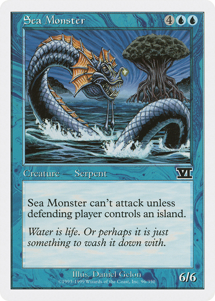 Sea Monster (6ED-096) - Classic Sixth Edition