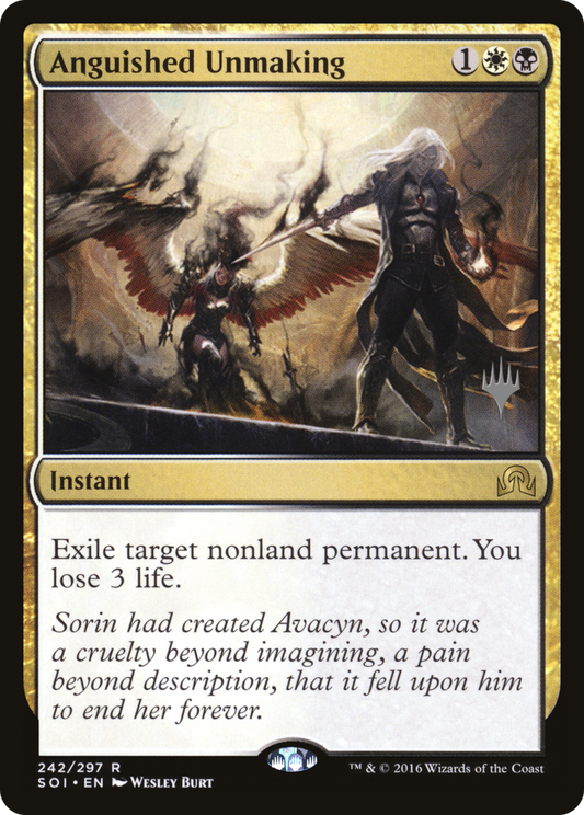 Anguished Unmaking (PPTHB-242P) - Shadows over Innistrad Promos (Promo Pack)