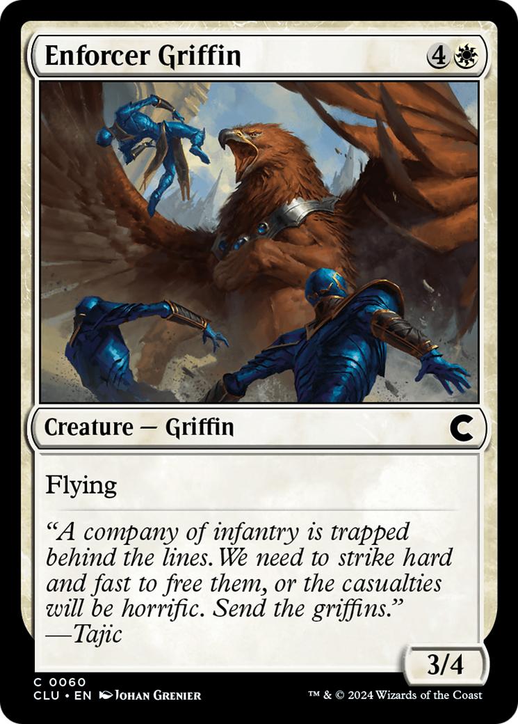 Enforcer Griffin (CLU-060) - Ravnica: Clue Edition