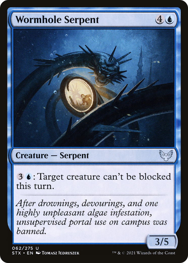 Wormhole Serpent (STX-062) - Strixhaven: School of Mages Foil