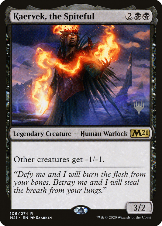 Kaervek, the Spiteful (PM21-106P) - Core Set 2021 Promos Foil