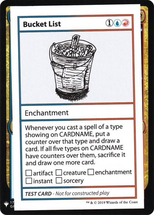 Bucket List (CMB1-089) - Mystery Booster Playtest Cards 2019