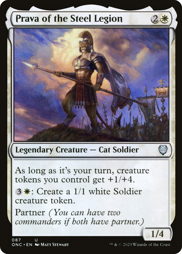 Prava of the Steel Legion (ONC-087) - Phyrexia: All Will Be One Commander