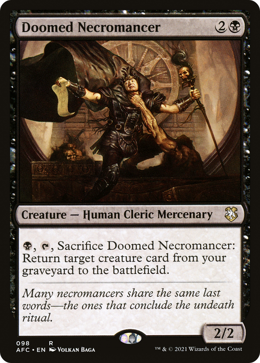 Doomed Necromancer (AFC-098) - Forgotten Realms Commander