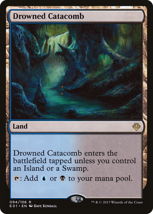 Drowned Catacomb (E01-094) - Archenemy: Nicol Bolas