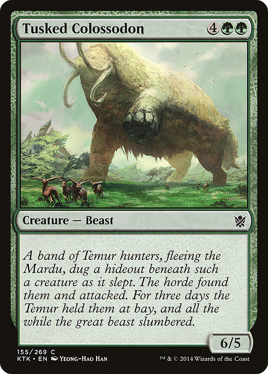 Tusked Colossodon (KTK-155) - Khans of Tarkir