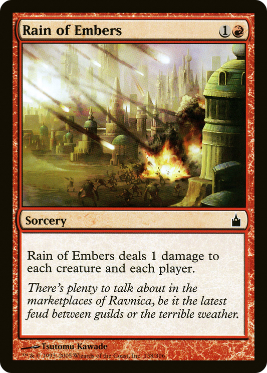 Rain of Embers (RAV-138) - Ravnica: City of Guilds