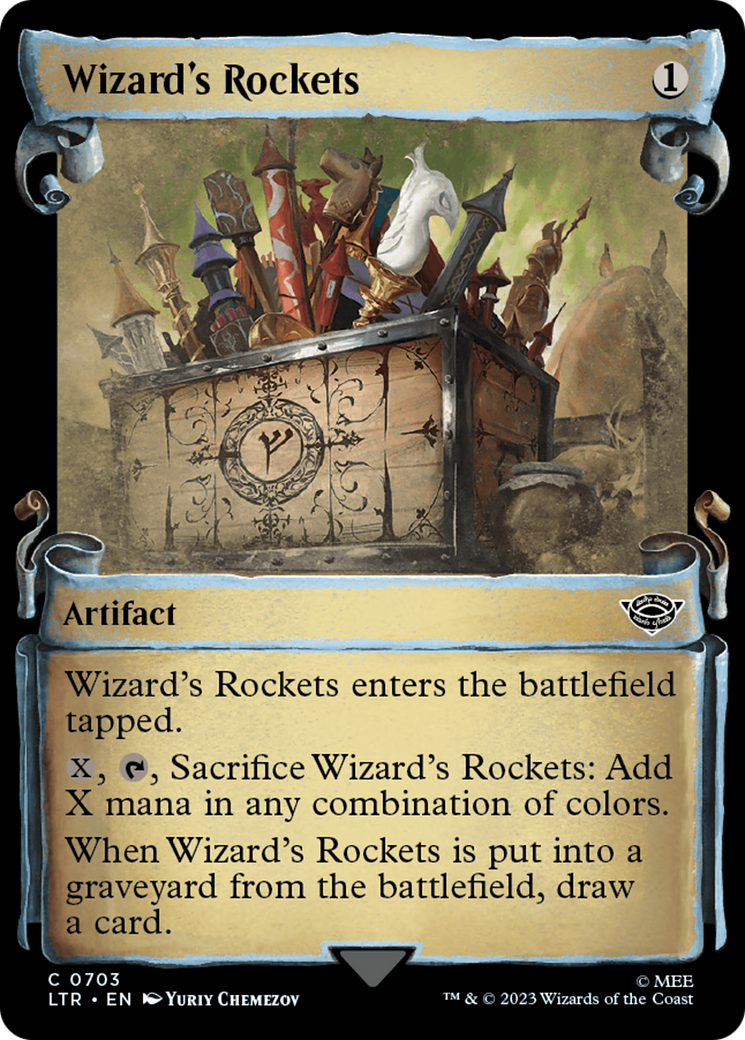 Wizard's Rockets (LTR-703) - The Lord of the Rings: Tales of Middle-earth: (Showcase) Foil