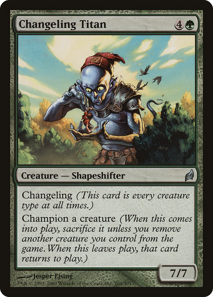 Changeling Titan (LRW-200) - Lorwyn Foil