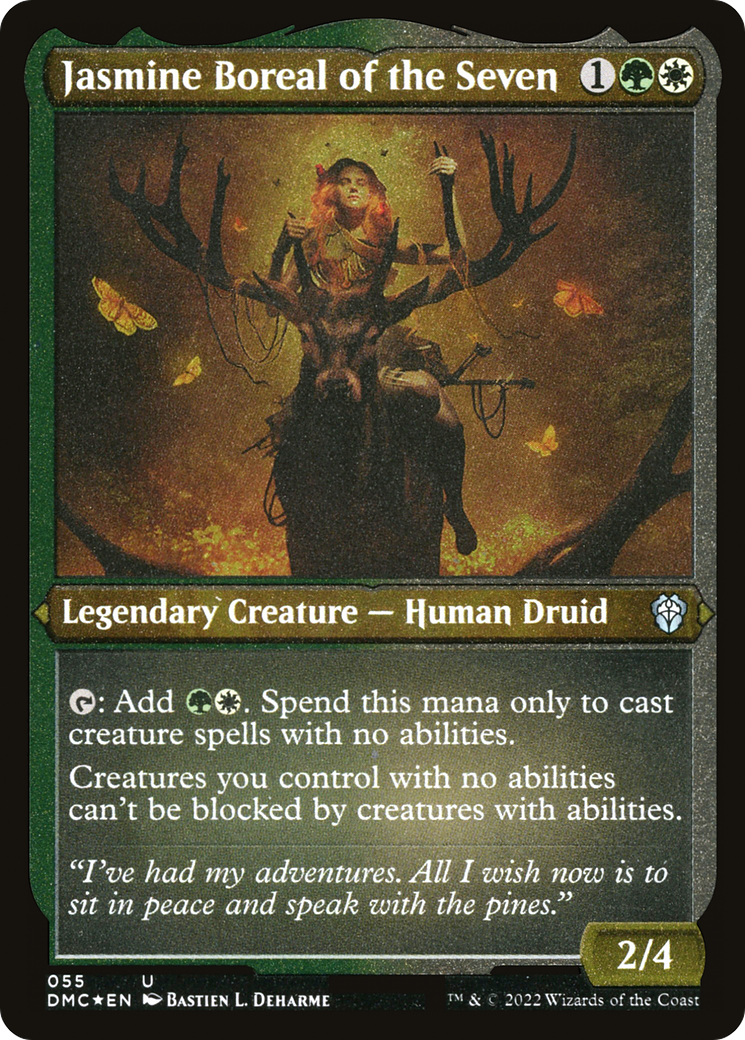 Jasmine Boreal of the Seven (DMC-055) - Dominaria United Commander Etched Foil