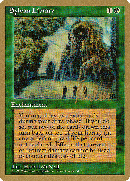 Sylvan Library (PTC-PP273) - Pro Tour Collector Set