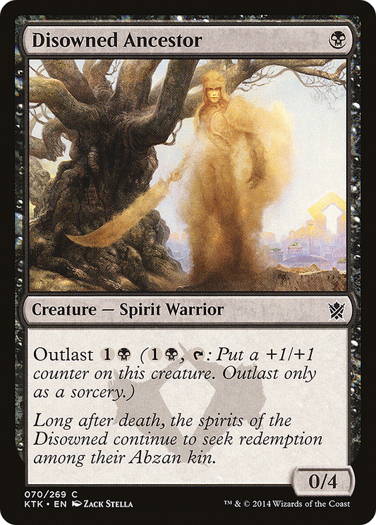 Disowned Ancestor (KTK-070) - Khans of Tarkir Foil