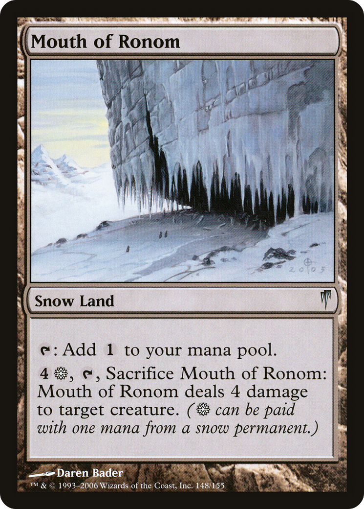 Mouth of Ronom (CSP-148) - Coldsnap Foil