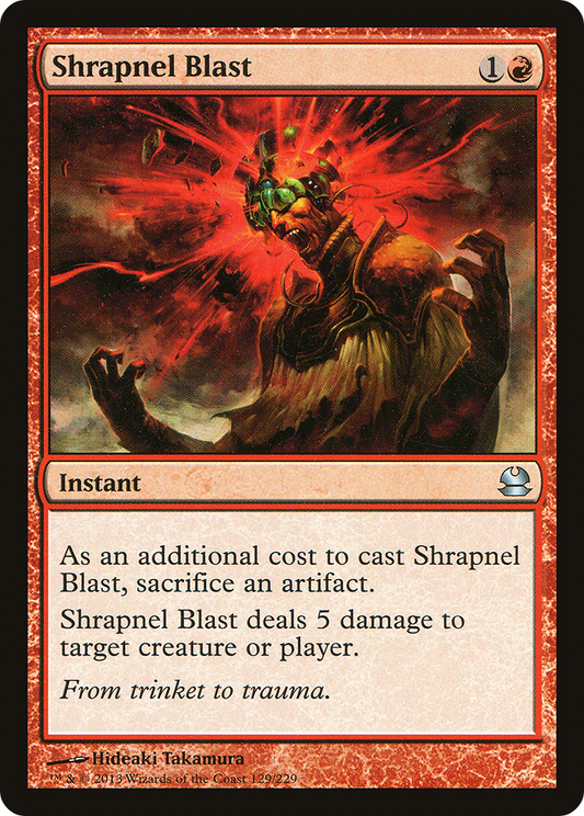 Shrapnel Blast (MMA-129) - Modern Masters Foil