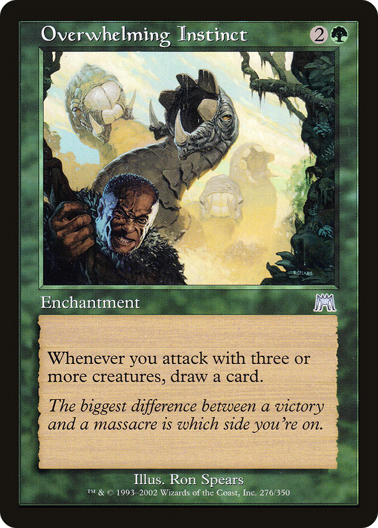 Overwhelming Instinct (ONS-276) - Onslaught Foil