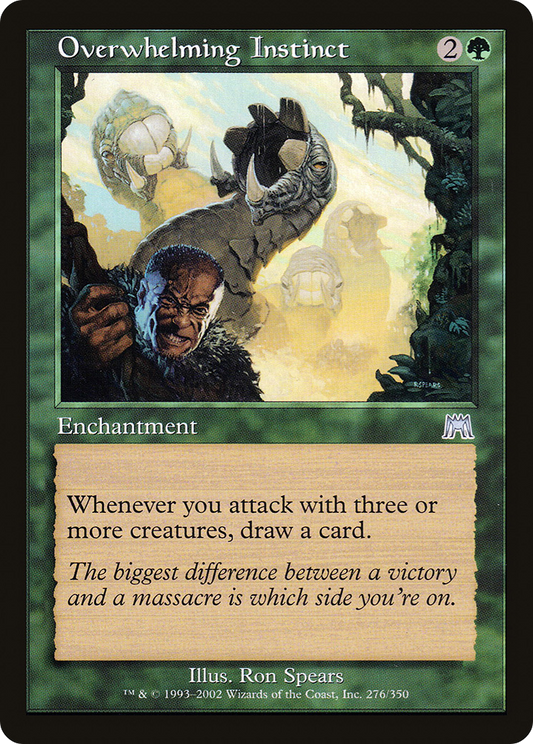 Overwhelming Instinct (ONS-276) - Onslaught Foil