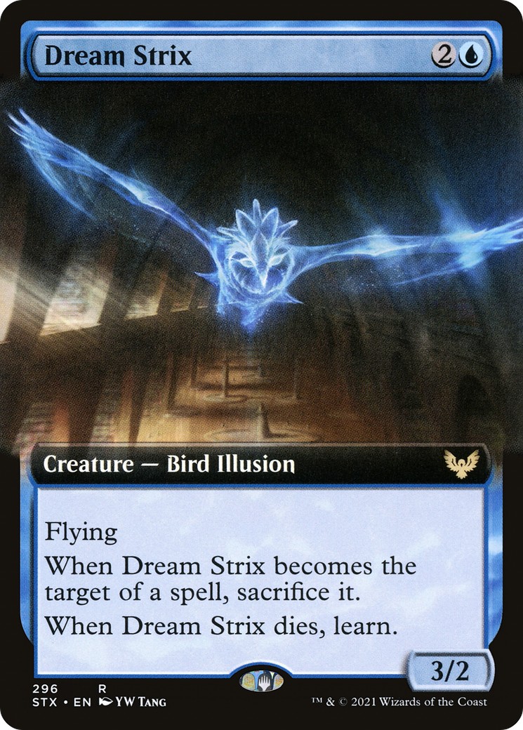 Dream Strix (STX-296) - Strixhaven: School of Mages: (Extended Art)