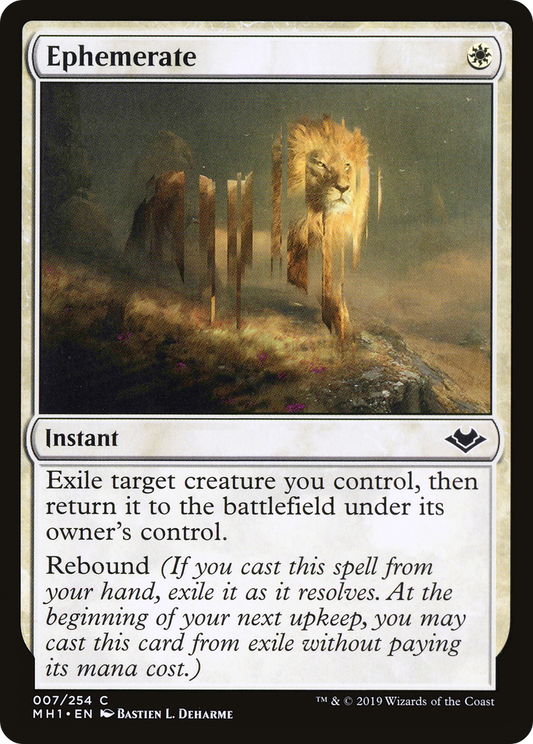 Ephemerate (MH1-007) - Modern Horizons Foil