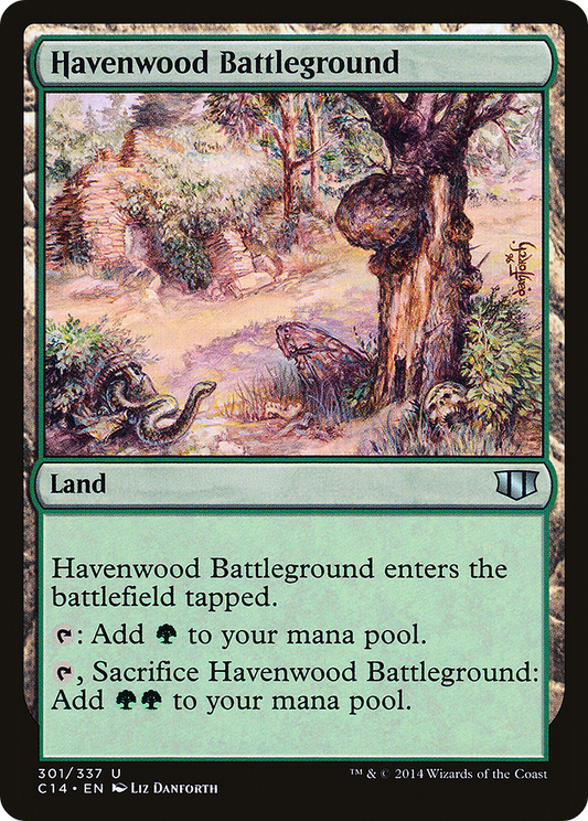 Havenwood Battleground (C14-301) - Commander 2014