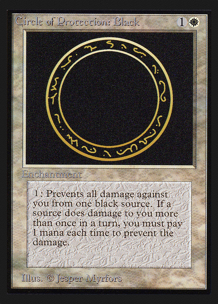 Circle of Protection: Black (CED-010) - Collectors' Edition