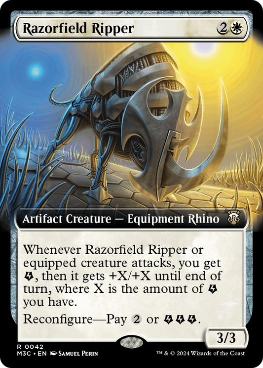 Razorfield Ripper (M3C-042) - Modern Horizons 3 Commander: (Extended Art)