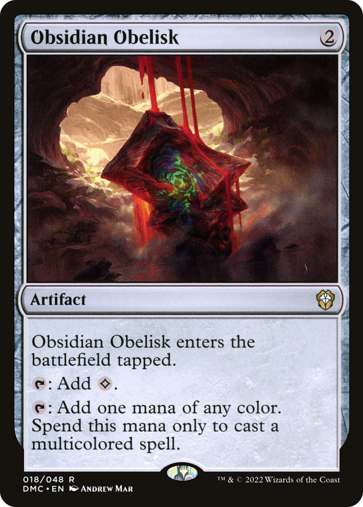 Obsidian Obelisk (DMC-018) - Dominaria United Commander