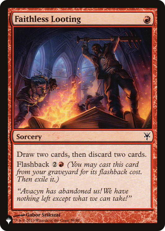 Faithless Looting (LIST-DDK-59) - The List