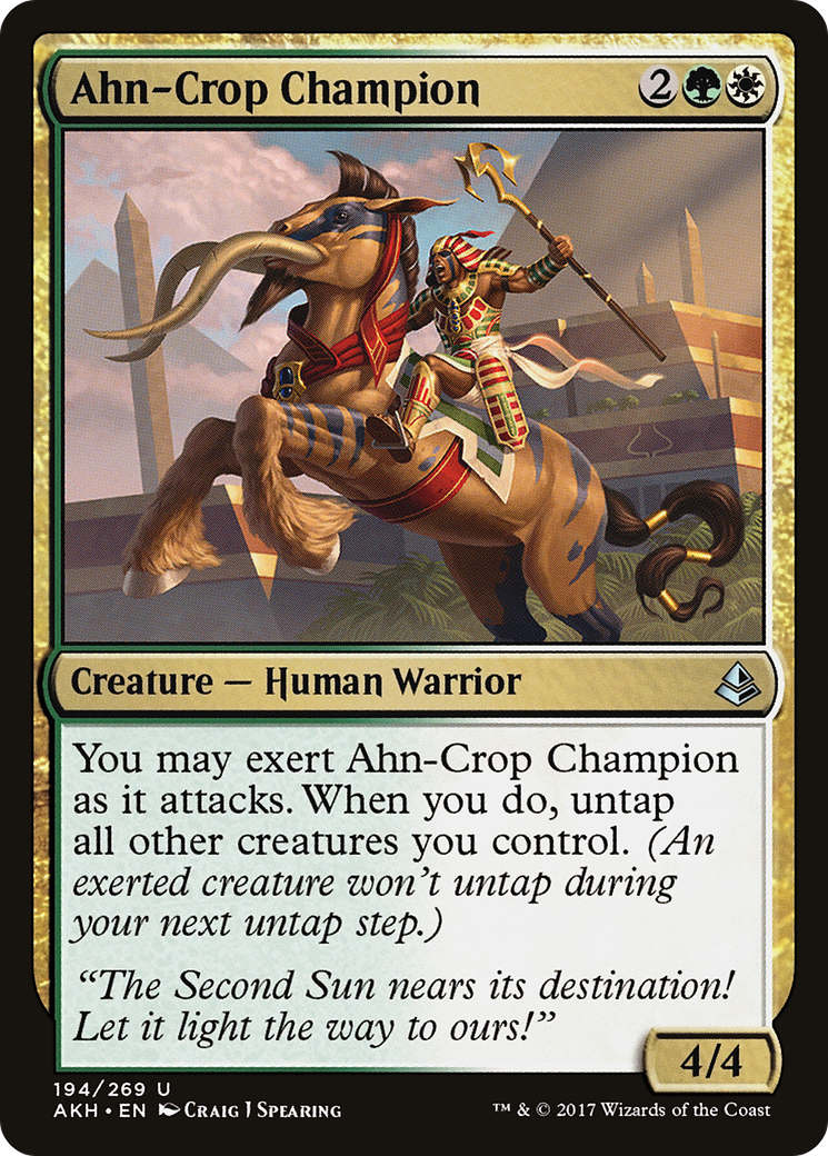 Ahn-Crop Champion (AKH-194) - Amonkhet Foil