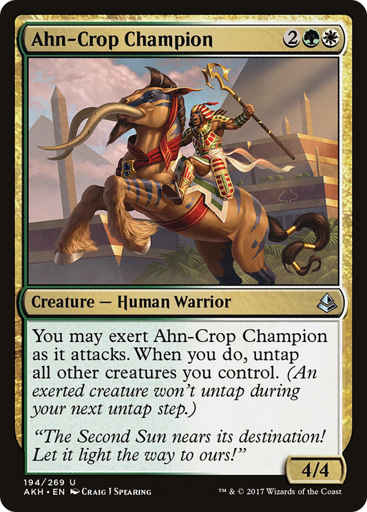 Ahn-Crop Champion (AKH-194) - Amonkhet Foil