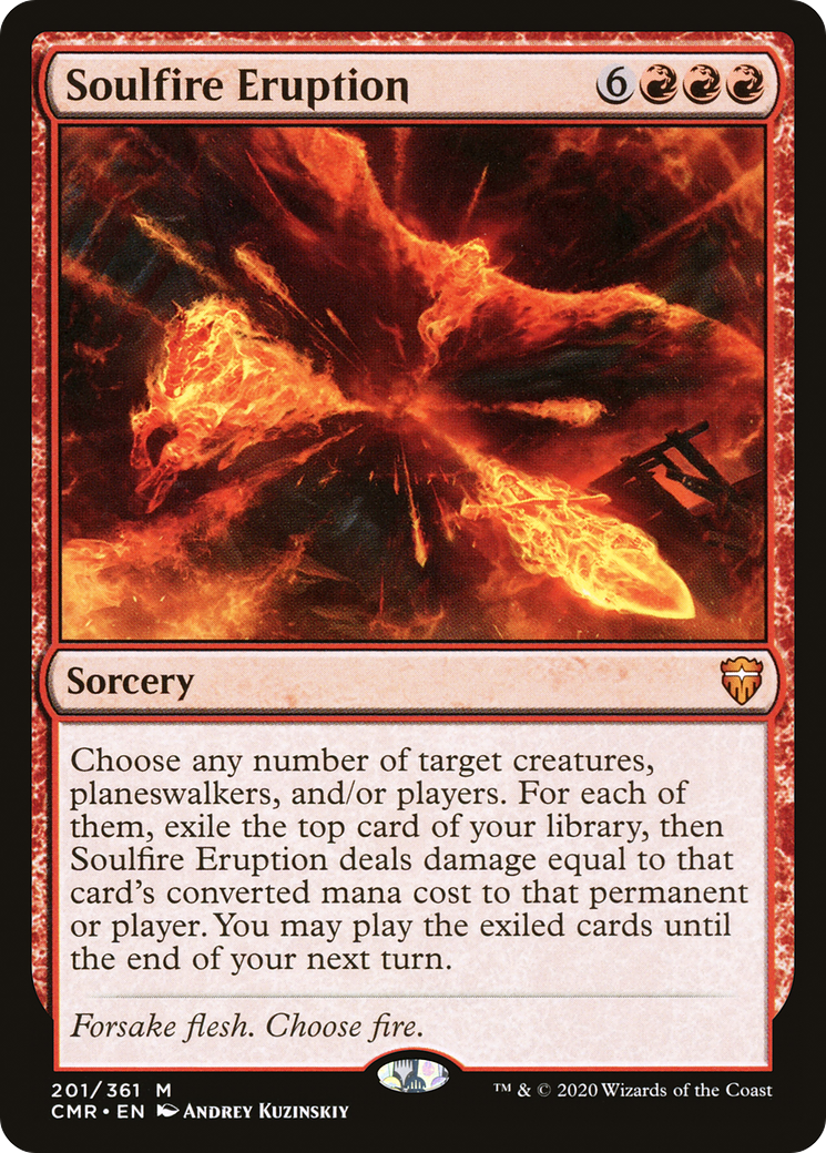 Soulfire Eruption (CMR-201) - Commander Legends Foil