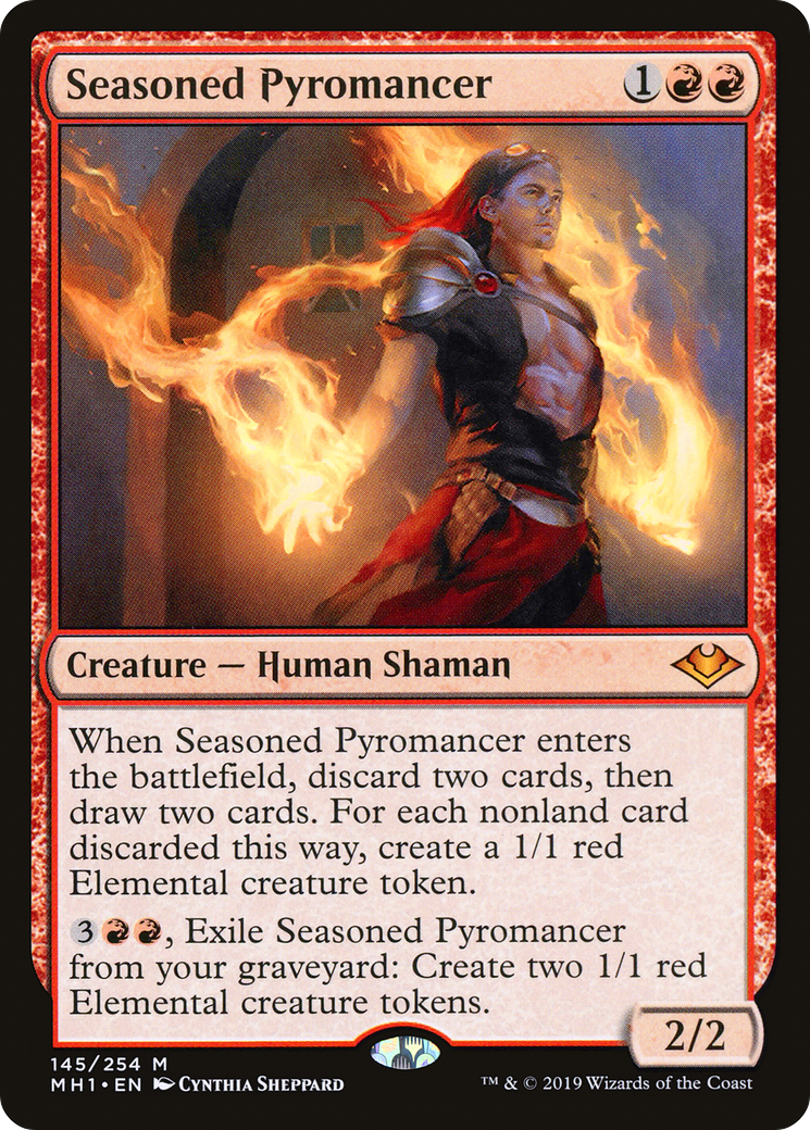 Seasoned Pyromancer (MH1-145) - Modern Horizons Foil