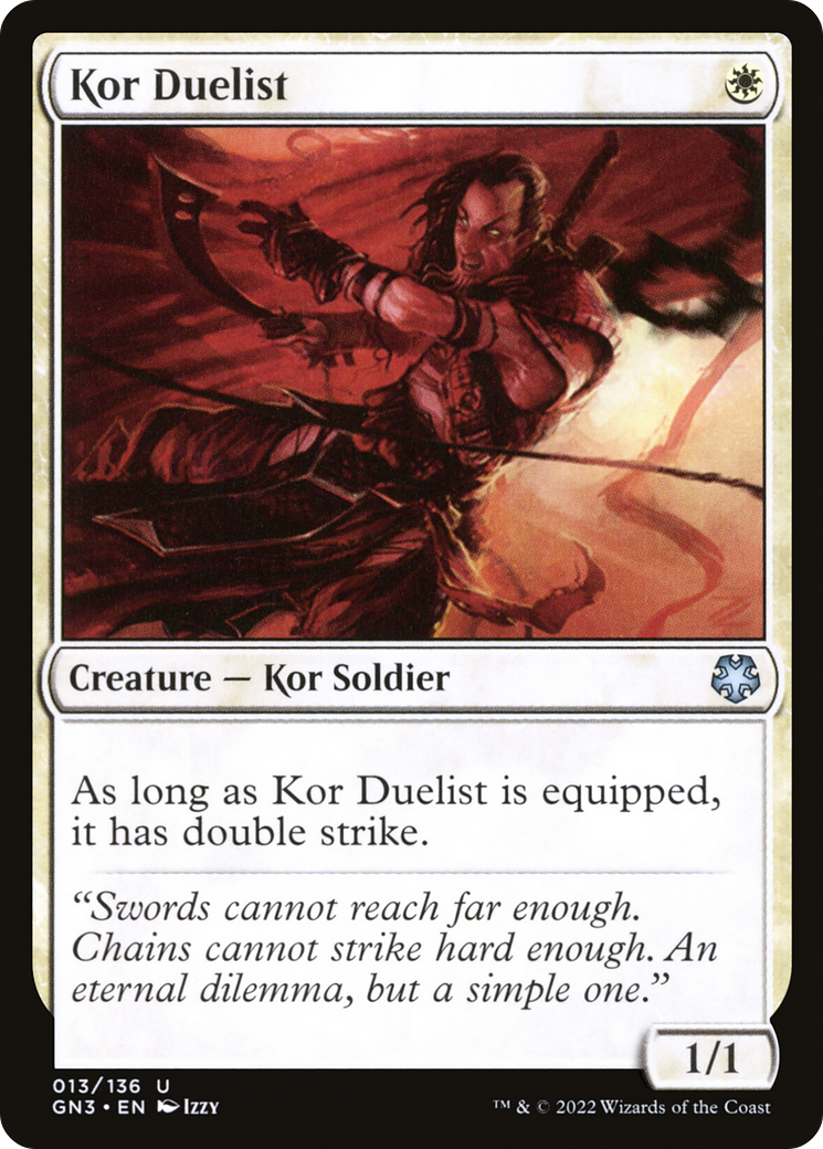 Kor Duelist (GN3-013) - Game Night: Free-for-All