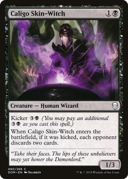 Caligo Skin-Witch (DOM-080) - Dominaria Foil