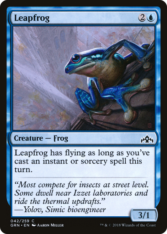 Leapfrog (GRN-042) - Guilds of Ravnica Foil