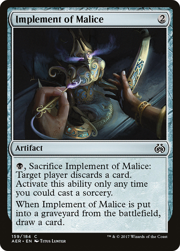 Implement of Malice (AER-159) - Aether Revolt