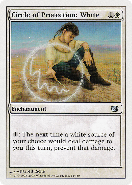 Circle of Protection: White (8ED-014) - Eighth Edition