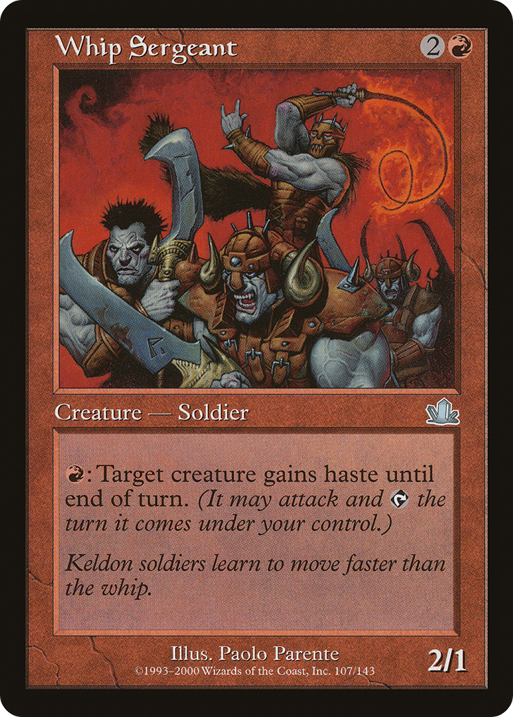 Whip Sergeant (PCY-107) - Prophecy Foil