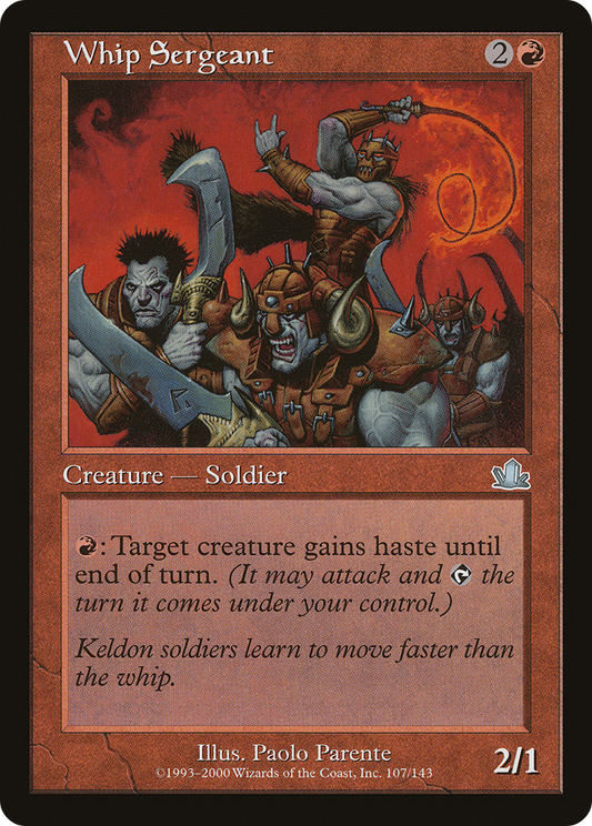 Whip Sergeant (PCY-107) - Prophecy Foil