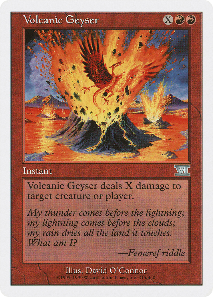 Volcanic Geyser (6ED-215) - Classic Sixth Edition