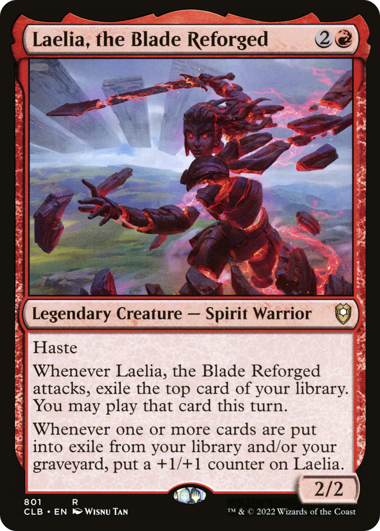 Laelia, the Blade Reforged (CLB-801) - Commander Legends: Battle for Baldur's Gate