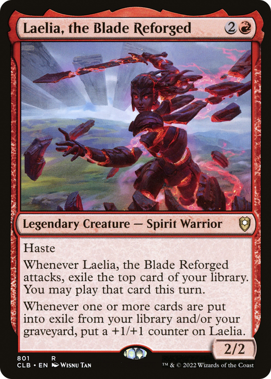 Laelia, the Blade Reforged (CLB-801) - Commander Legends: Battle for Baldur's Gate